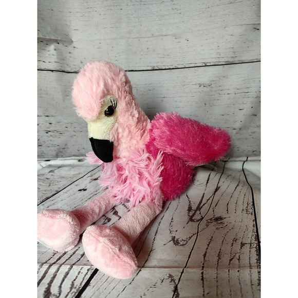 Aroma home Pink Flamingo Microwaveable Toy Warmer Soother Plush - Picture 1 of 6